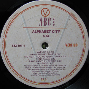ABC - Alphabet City - 1987