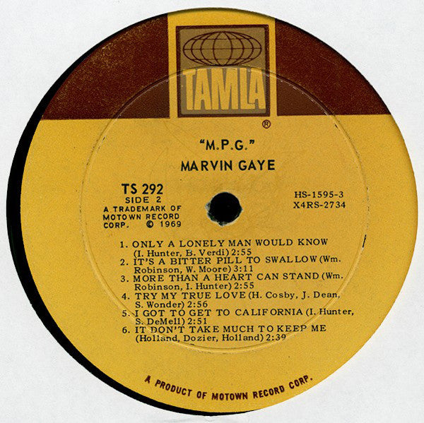 Marvin Gaye - M.P.G. Vinyl Record