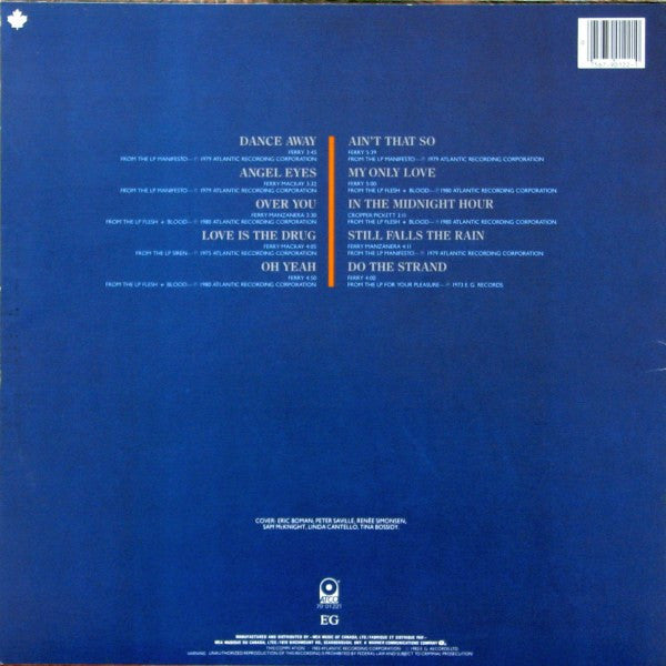 Roxy Music - The Atlantic Years 1973 - 1980 - 1983