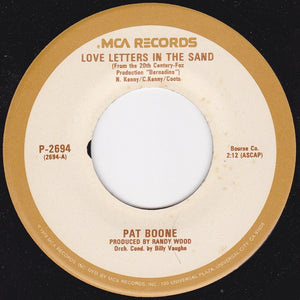 Pat Boone - Love Letters In The Sand