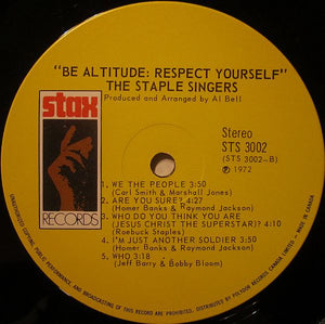 Staple Singers, The - Be Altitude: Respect Yourself - 1972