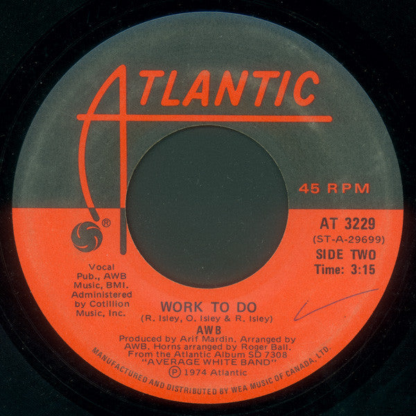 Average White Band - Pick Up The Pieces - 1974