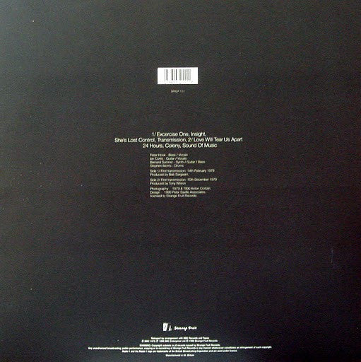 Joy Division - Peel Sessions