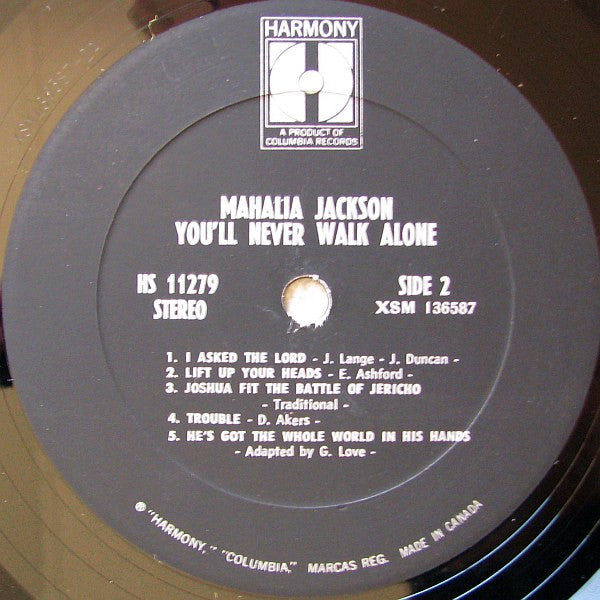 Mahalia Jackson - You'll Never Walk Alone -