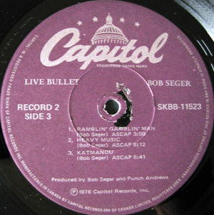 Bob Seger And The Silver Bullet Band - Live Bullet - 1978