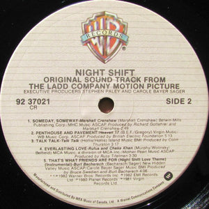 Various - Night Shift - Original Sound Track From The Ladd Company Motion Picture - 1982
