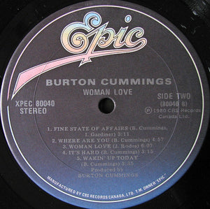 Burton Cummings - Woman Love Vinyl Record