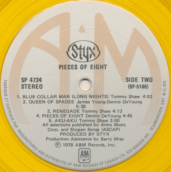 Styx - Pieces Of Eight - 1978