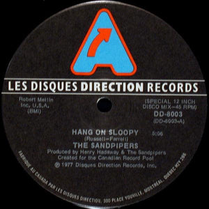 The Sandpipers - Hang On Sloopy / Skidrow Joe 1977 - Quarantunes