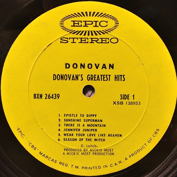 Donovan - Donovan's Greatest Hits