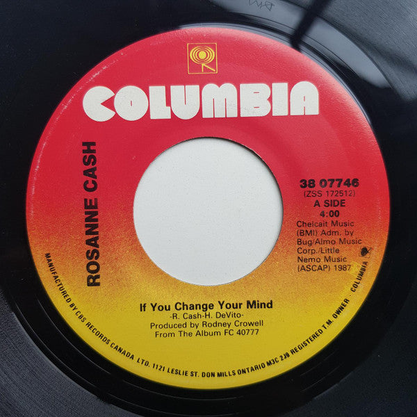 Rosanne Cash - If You Change Your Mind - 1988
