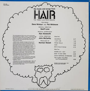 Various - The Music And Songs From Hair - 1969