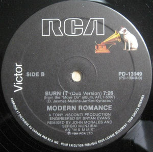 Modern Romance - Burn It 1984 - Quarantunes
