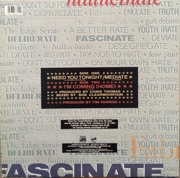 INXS - Need You Tonight / Mediate - 1987