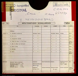 Michael Naura Quartet - Call