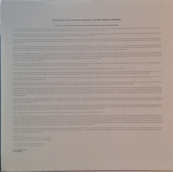 Shiro Sagisu - Music From "Shin Evangelion" Evangelion: 3.0+1.0