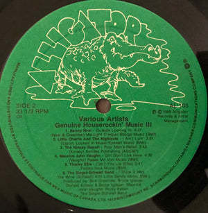 Various - Genuine Houserockin' Music III - 1988