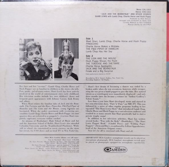 Shari Lewis - Jack And The Beanstalk And Other Stories