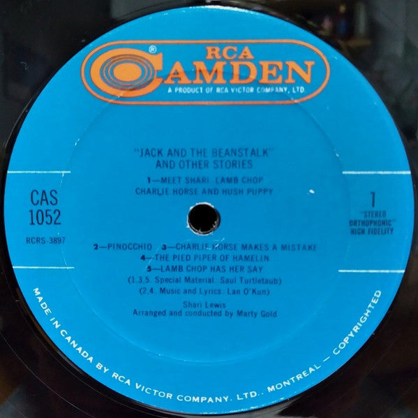 Shari Lewis - Jack And The Beanstalk And Other Stories