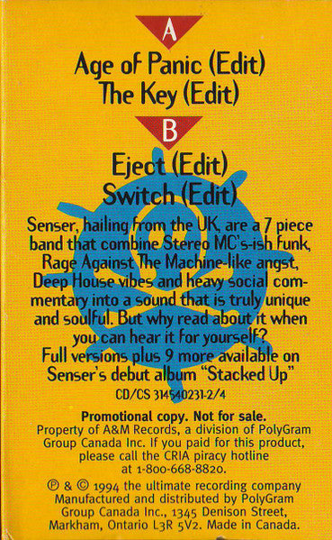 Senser - Snippets From Stacked Up - 1994