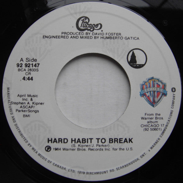Chicago - Hard Habit To Break - 1984
