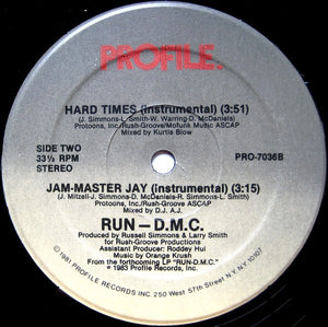 Run-DMC - Hard Times / Jam-Master Jay - 1983