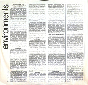 No Artist - Environments (Totally New Concepts In Sound - Disc 8) - 1979