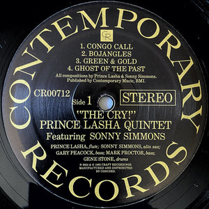 Prince Lasha Quintet Featuring Sonny Simmons - The Cry! - 2024
