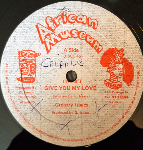 Gregory Isaacs - I Can't Give You My Love Alone