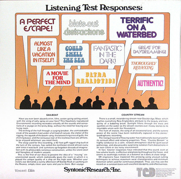 No Artist - Environments (Totally New Concepts In Sound - Disc 8) - 1979