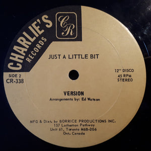 Ed Watson - Just A Little Bit