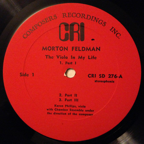 Morton Feldman - Viola In My Life / False Relationships - 1971