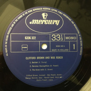 Clifford Brown And Max Roach - Clifford Brown And Max Roach -
