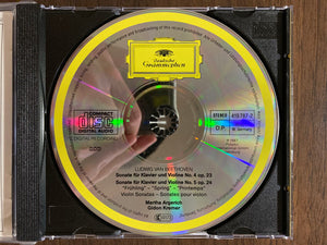 Ludwig van Beethoven, Gidon Kremer, Martha Argerich - Violinsonaten = Violin Sonatas Nos. 4 & 5 »Frühlings-Sonate = Spring = Le Printemps« (CD) - 1987