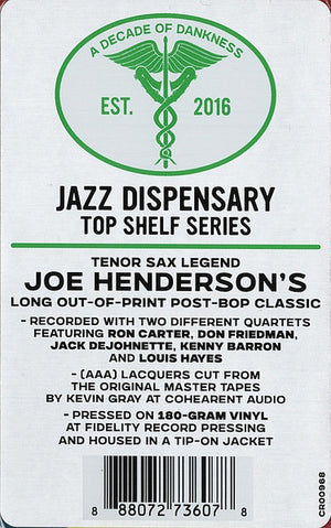 Joe Henderson Quartet - Tetragon - 2026
