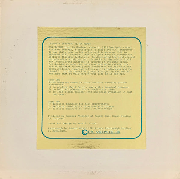 Ron Knight - Definite Thinking
