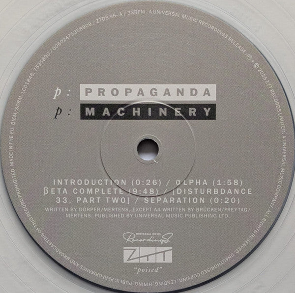 Propaganda - P:Machinery (The αlpha/βeta Definition)