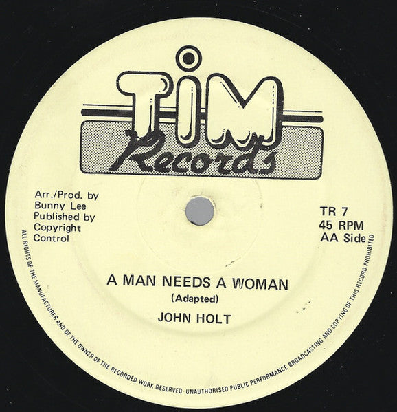 Pat Kelly / John Holt - Butterfly / A Man Needs A Woman - 1984