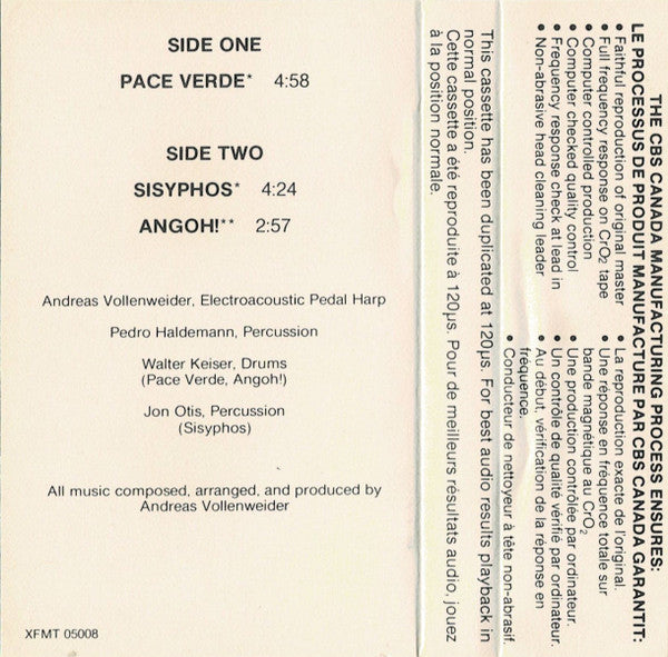 Andreas Vollenweider - Pace Verde - 1984