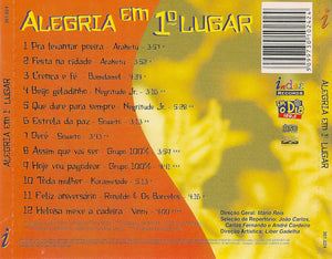 Various - Alegria em 1º Lugar (Ao Vivo) - 1998