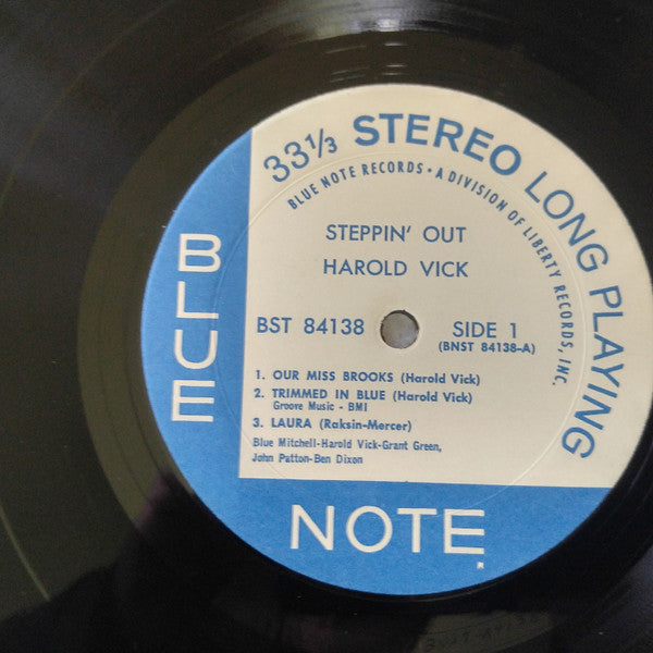 Harold Vick - Steppin' Out - 1966