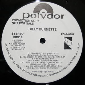 Billy Burnette - Billy Burnette - 1979