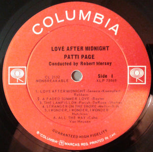 Patti Page - Love After Midnight