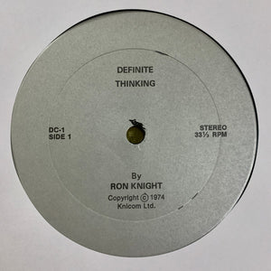Ron Knight - Definite Thinking