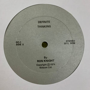 Ron Knight - Definite Thinking