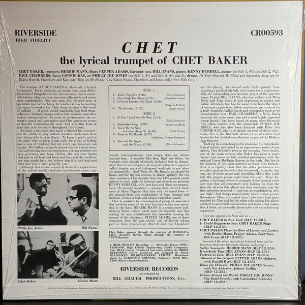 Chet Baker - Chet Vinyl Record