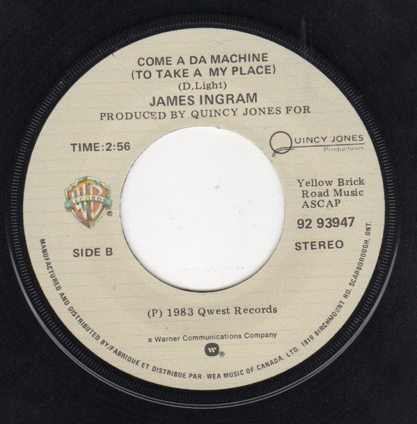 James Ingram - Yah Mo B There