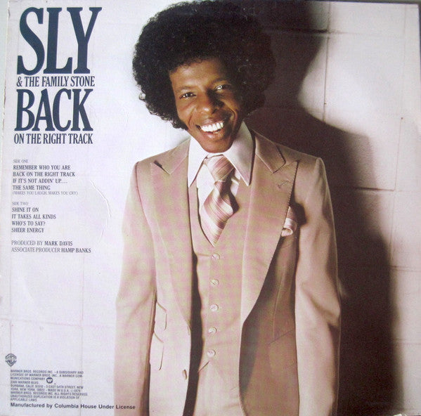 Sly & The Family Stone - Back On The Right Track - 1979