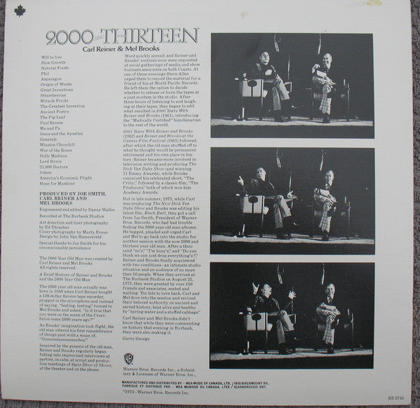 Carl Reiner & Mel Brooks - 2000 And Thirteen