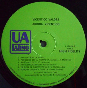 Vicentico Valdés - Arriba, Vicentico